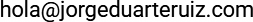 Jorge Duarte. email